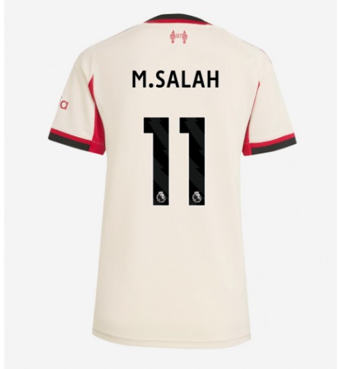 Liverpool Mohamed Salah #11 Venkovní Dres pro Dámské 2025-26 Krátký Rukáv Liverpool Mohamed Salah #11 Venkovní Dres pro Dámské 2025-26 Krátký Rukáv